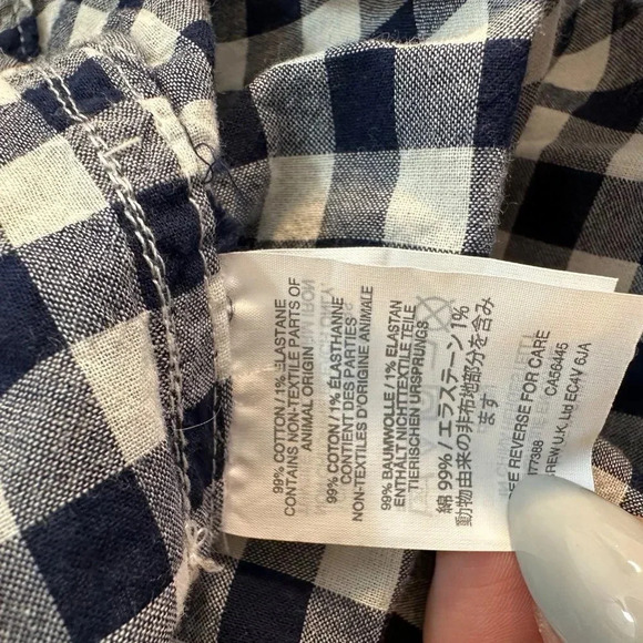 J Crew Classic Fit Boy Shirt in Gingham 0 - Picture 5 of 5